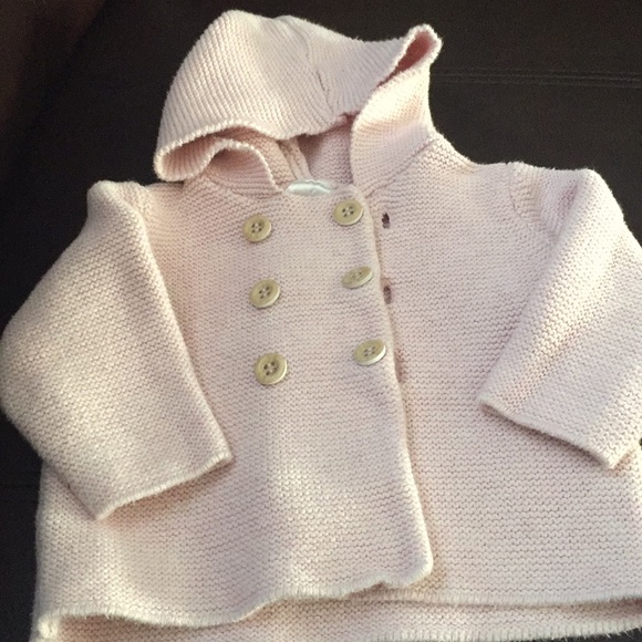 H&M Jackets & Coats H M Baby Girl Pink Sweater Coat Size 2 M Poshmark